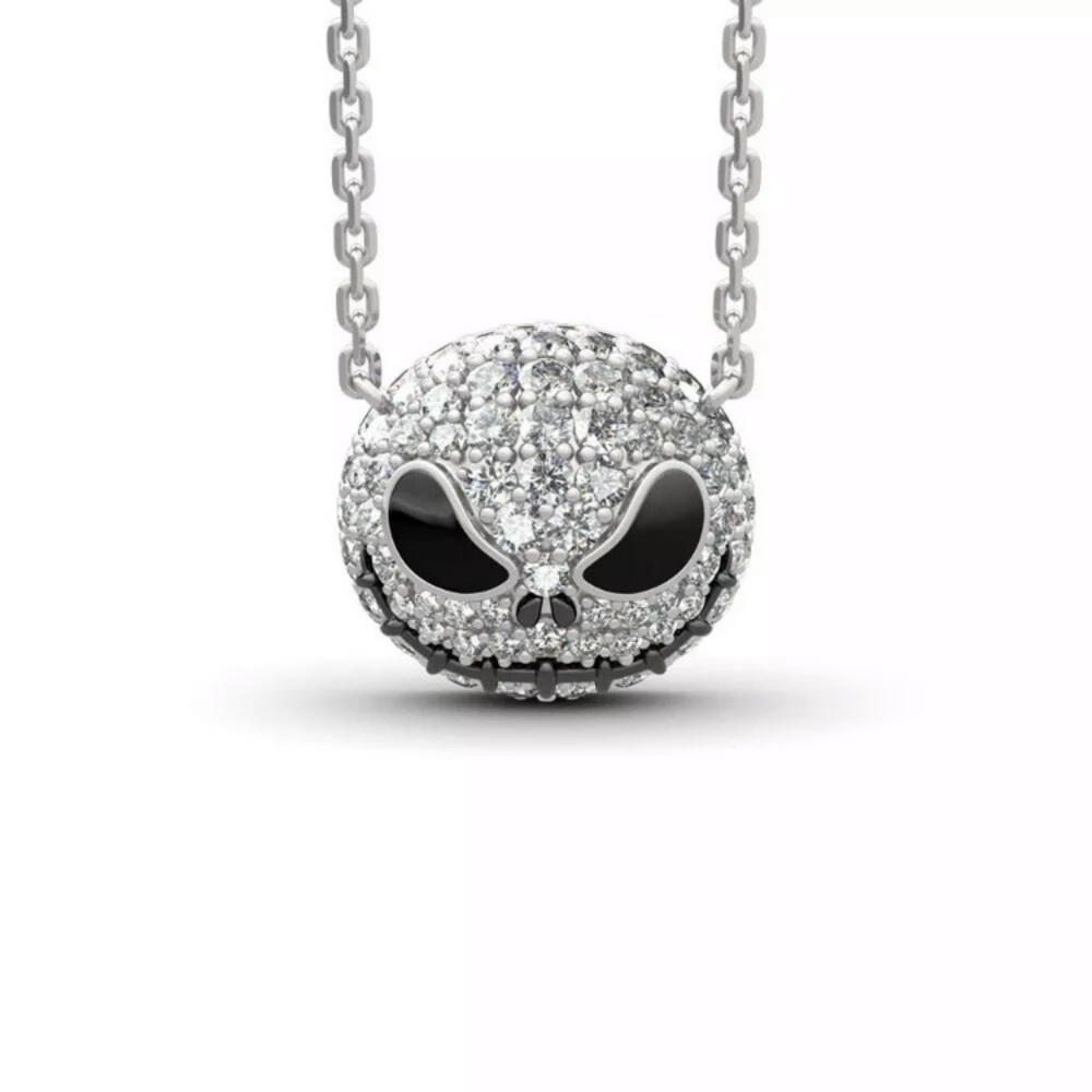 Jack Nightmare Before Christmas Crystal Necklace